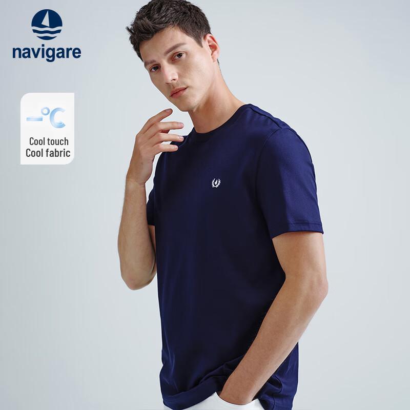 Navicare Men s Solid Short Sleeve Round Neck T-Shirt L 4200₽