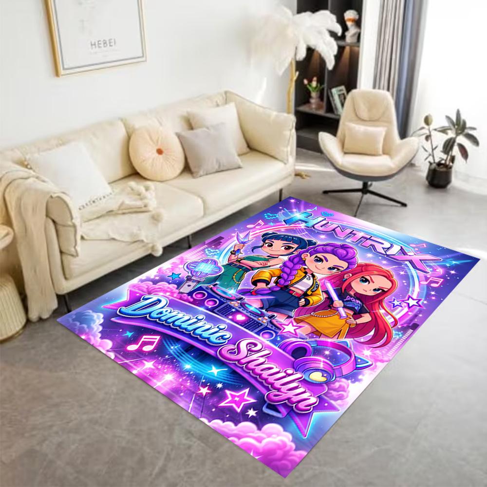Galactic Fashion Showdown Floor Rug Office Rug Perfect for Decorate Room Dining Room Hallway Living Rooms Anti-slip Rug Decorate Offices