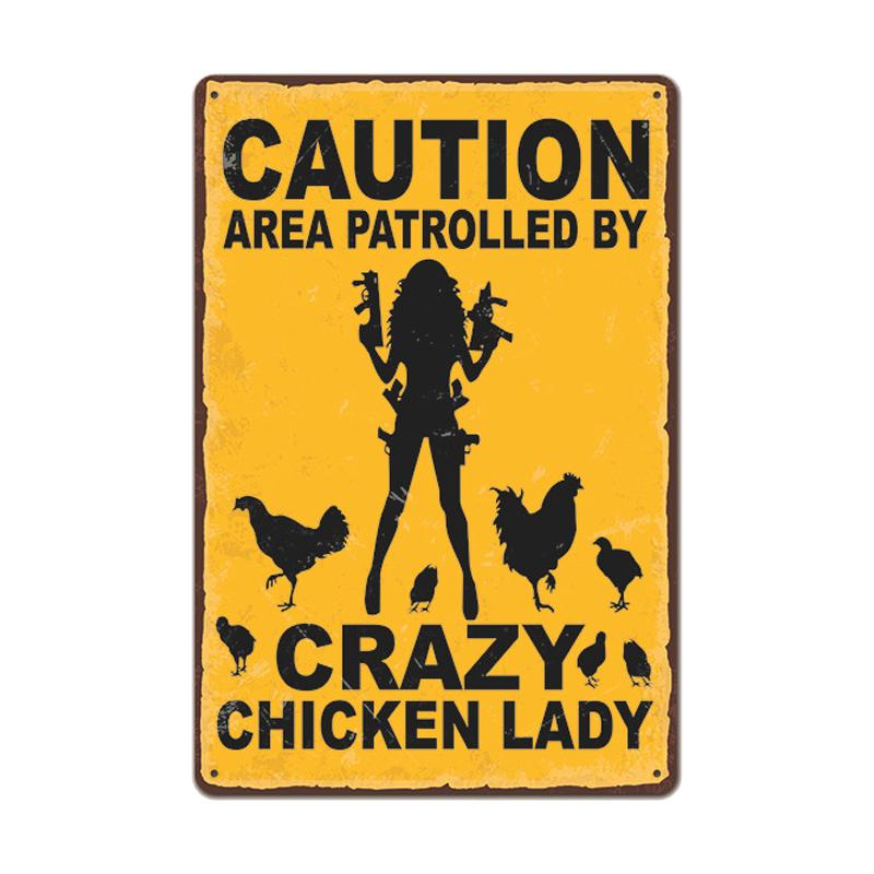 Dog Metal Tin Signs Vintage Poster Beware of Dog Retro Tin Plates Wall Stickers for Garden Family House Door Decoration