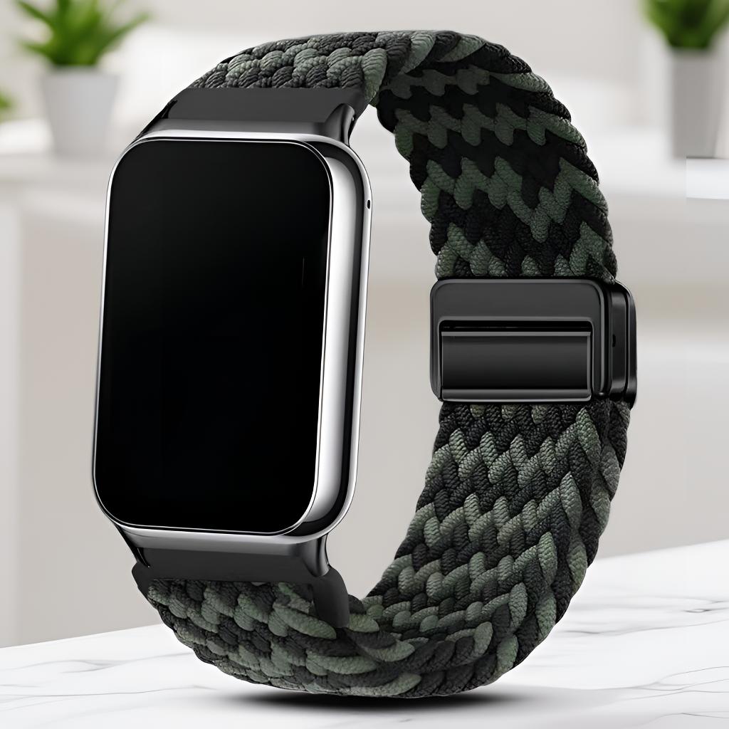 Für Samsung Galaxy Fit 3 Verstellbares Mode Magnetisches Sport Geflochtenes Ersatz-Uhrenarmband Smart Zubehör