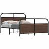 VidaXL Bed Frames Without Mattress 120x200 Cm Brown Oak, Bedroom Furniture, Double Bed, Bed Base, Bed, Frame of 4100323