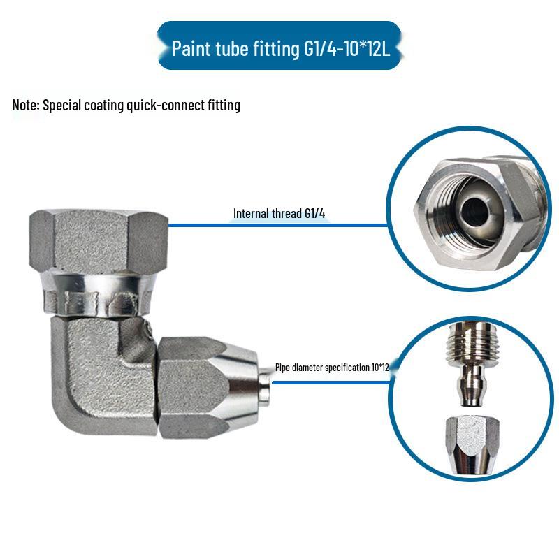 304 Stainless Steel Universal Quick-Connect Pipe Fittings for Spray Gun Equipment
