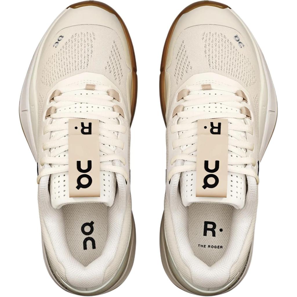 On The Roger Pro Abrasion Resistant Low top Tennis Shoes Women's Beige 3WD10293334