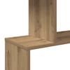 Room Divider Bookshelf 3 Shelf Design Artisan Oak Finish 70 x 24 x 97 cm