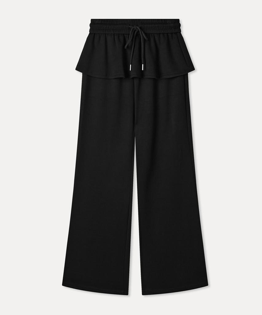 MIXXO Elastic Waist Frill Layered Pants_Miwtmg43Ss