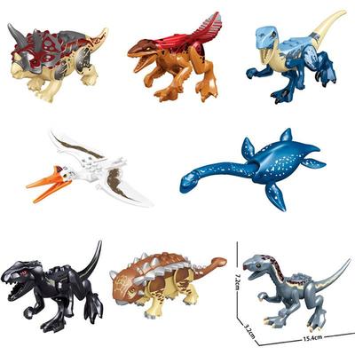 8 STIL 13CM MINI Jurassic Dinosaurier Welt Zoo Tyrannosaurus Bausteine Kinderspielzeug Geschenk