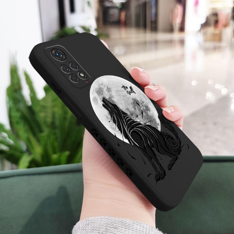 Moon Lone Wolf Phone Case For Xiaomi Redmi Note 15 Pro Plus 4G 5G Silicone Cover