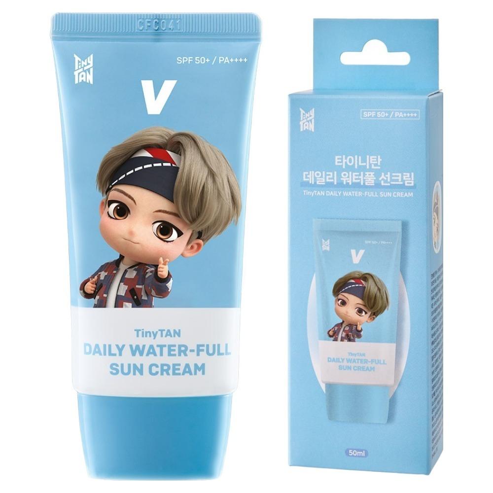 MONAMI TinyTAN Daily Waterful Sun Cream V SPF50+ PA++++ Hydrating UV Protection 50ml