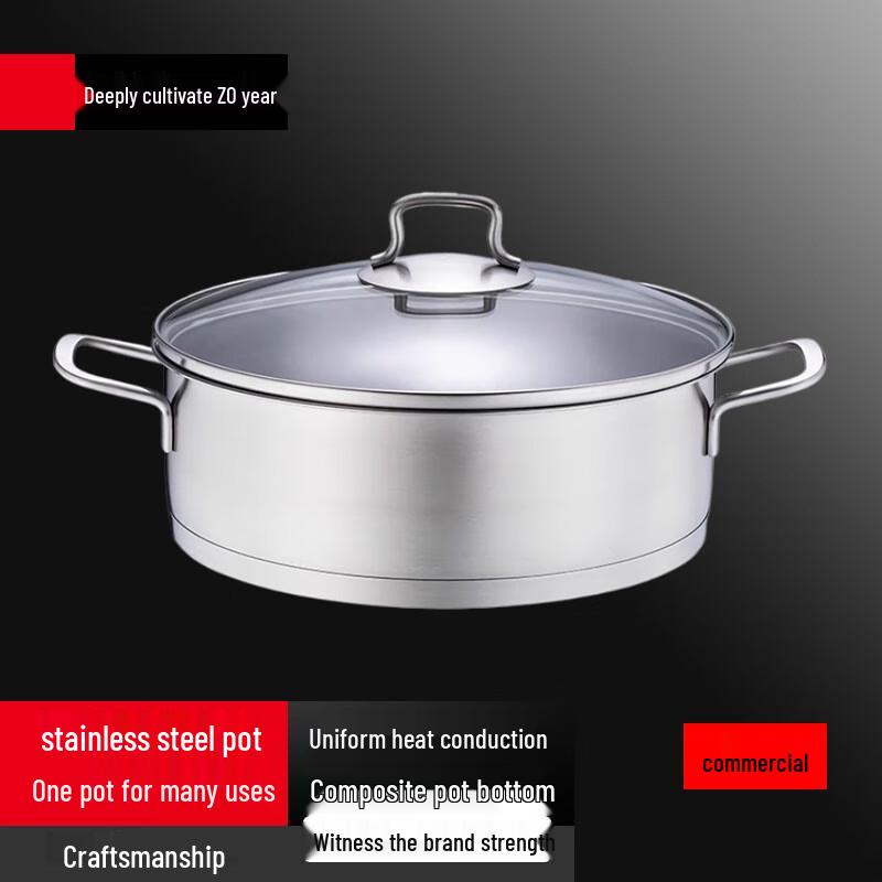Stainless Steel Single Flavor Hotpot Cooker