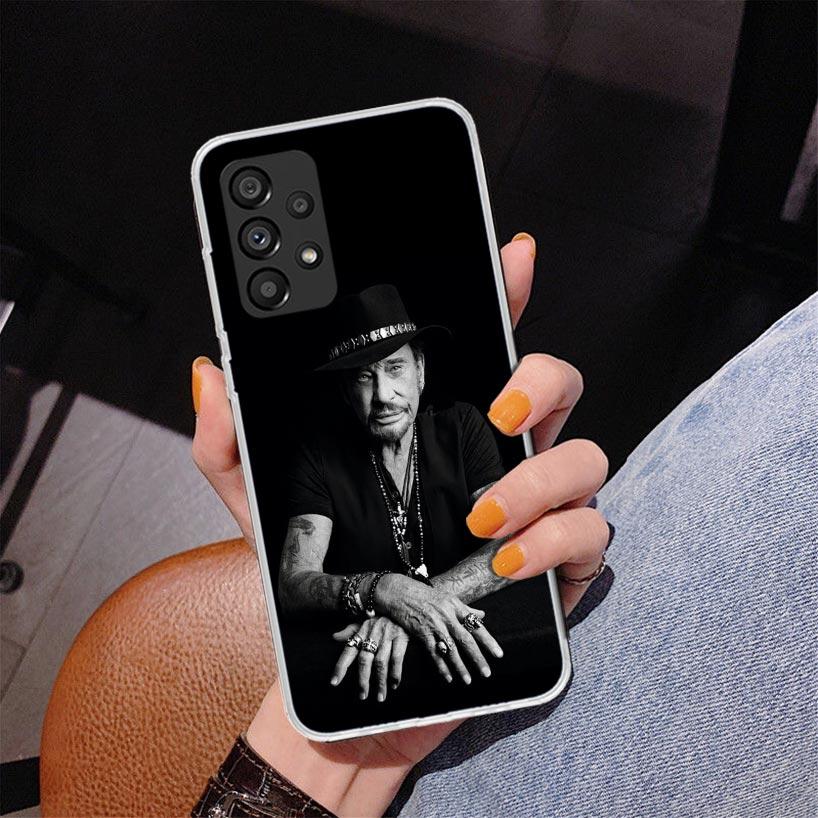 Johnny Hallyday Music Phone Case For Samsung Galaxy A17 A16 A15 A14 A13 A57 A56 A55 A54 A53 A37 A36 A35 A34 A33 A26 A25 A24 A23