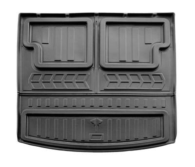 Trunk Mat 3D (Allspace, USA, 7-seater with 3rd Row Folded) for Volkswagen Tiguan 2016-2023