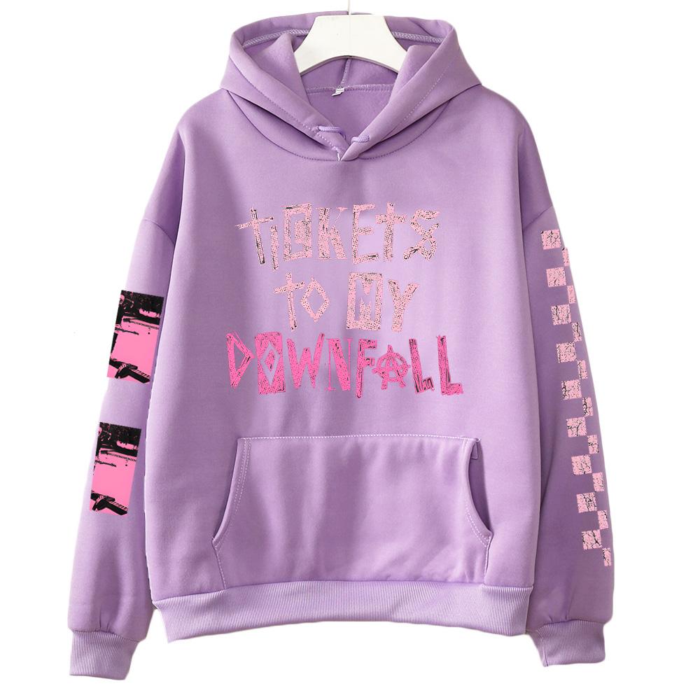 Tickets Anniversary Hoodie Rapper Mgk Sweatshirt Harajuku Hip Hop Pullover Tops Sweatshirts Fans Gift Clothes Unisex High Street