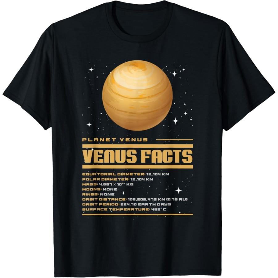 

Venus Facts T-Shirt XXXXXL чёрный