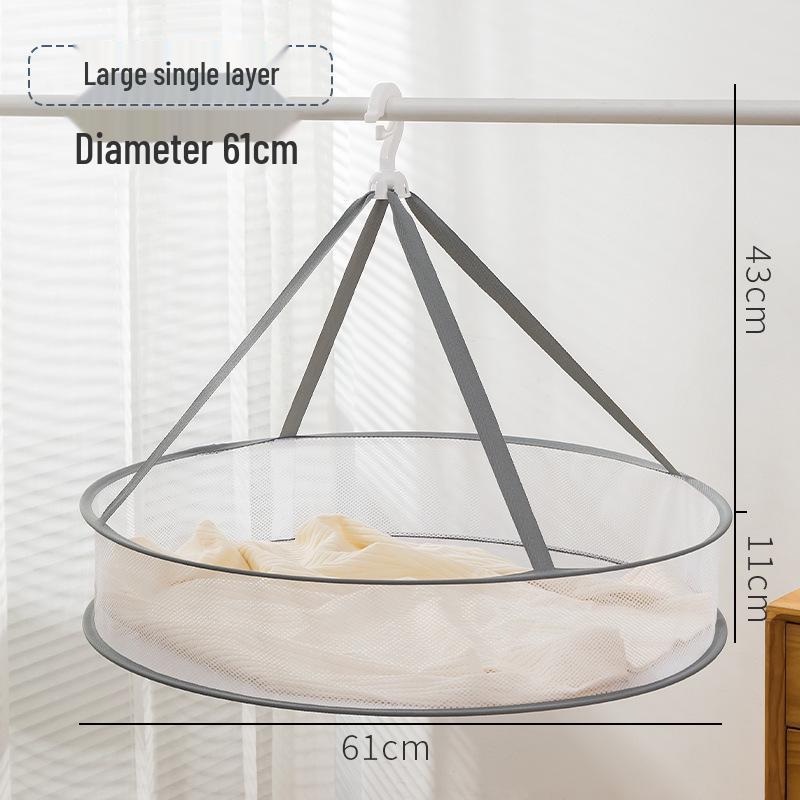 Matcha Color Single/Double Layer Drying Basket for Clothes, Underwear, Sweaters, Flat Drying Rack, Sock Drying Basket