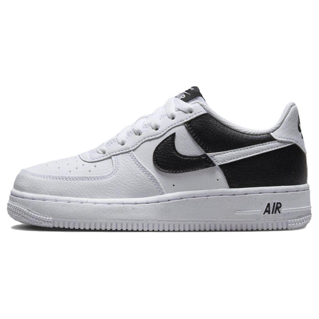

Новые Nike Air Force 1 NEXT NATURE Нескользящие Износостойкие Низкие Кроссовки для Скейтборда Белый Черный Детские HF9096-100 35.5
