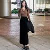 Golden Velvet Women's Mid-Length High-Waisted Slimming Pencil Skirt (Spring/Autumn 2026).