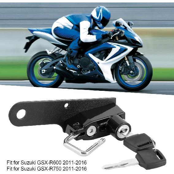 Motorcycle Helmet Lock, Helmet Lock for Motorcycle, Motorcycle Helmet Theft, Alarms & Anti-Theft Helmet, Security Fit for Suzuki Gsx‑R 600
