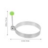 Omelet Shaper Egg Cooking Rings Stainless Steel Kitchen Use Baking 10Pack