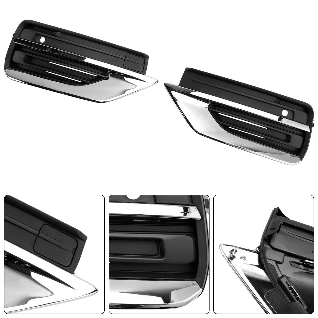 2 STÜCK Stoßstangengitter für Nebelscheinwerfer Nebelscheinwerfergitter Passend für Volvo XC90 2021-2024