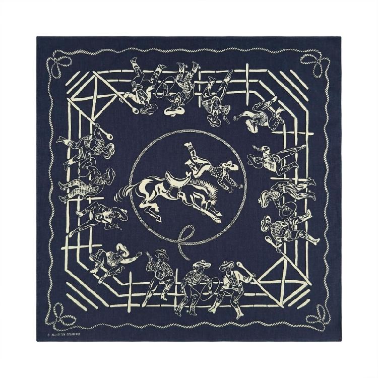 Western Pattern Headscarf Bandanas Hiphop Head Scarf Music Festival Headwrap Cycling Dancing Head Scarf Handkerchief