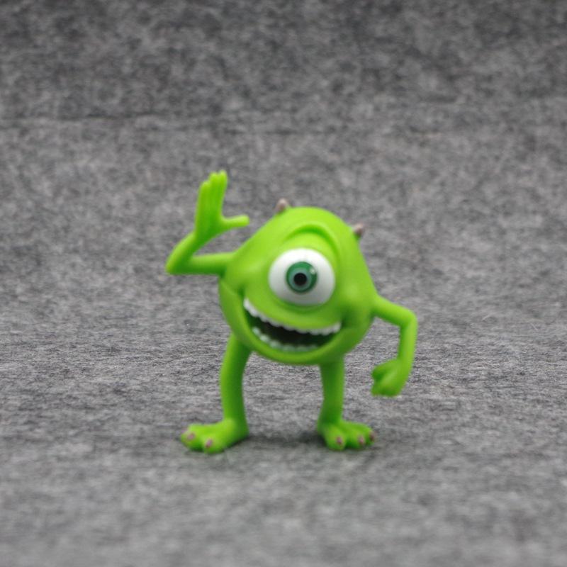 Mike Wazowski Toy Story MrQ Sulley Actiefiguren Poppen Bureau Decor Drie-ogige Jongen Speelgoed Auto Ornamenten Taart Decoratie