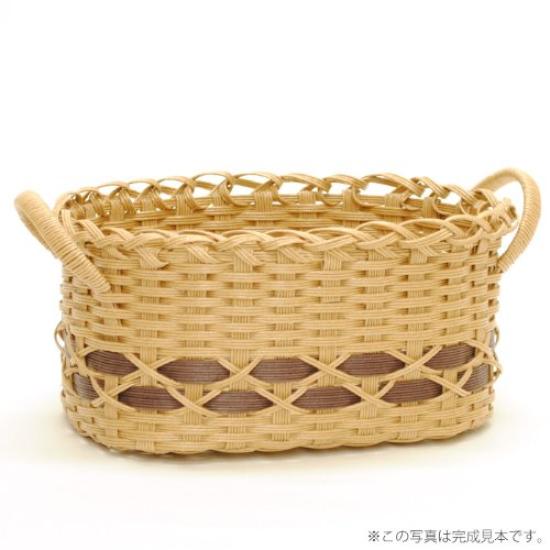 Koyama Craft Kit, Kraft Tape Series A Oval Basket, Handmade Craft Kit for Beginners, 9001002