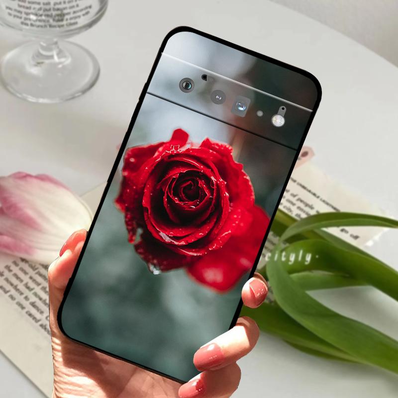 Für Google Pixel 6 Pro 5G Hülle GF5KQ Weiches Silikon TPU Handyhülle Für GOOGLE PIXEL6 PRO Hülle Stoßfest Bumper Niedliches Tier