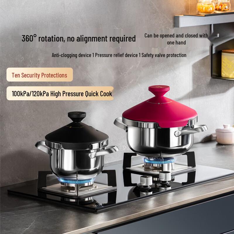 LINKFAIR 304 Stainless Steel Pressure Cooker