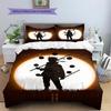 Naruto Anime Character Pattern Bedding Home Decoration Birthday Gift (1 * duvet cover + 2 * pillowcase, without core)