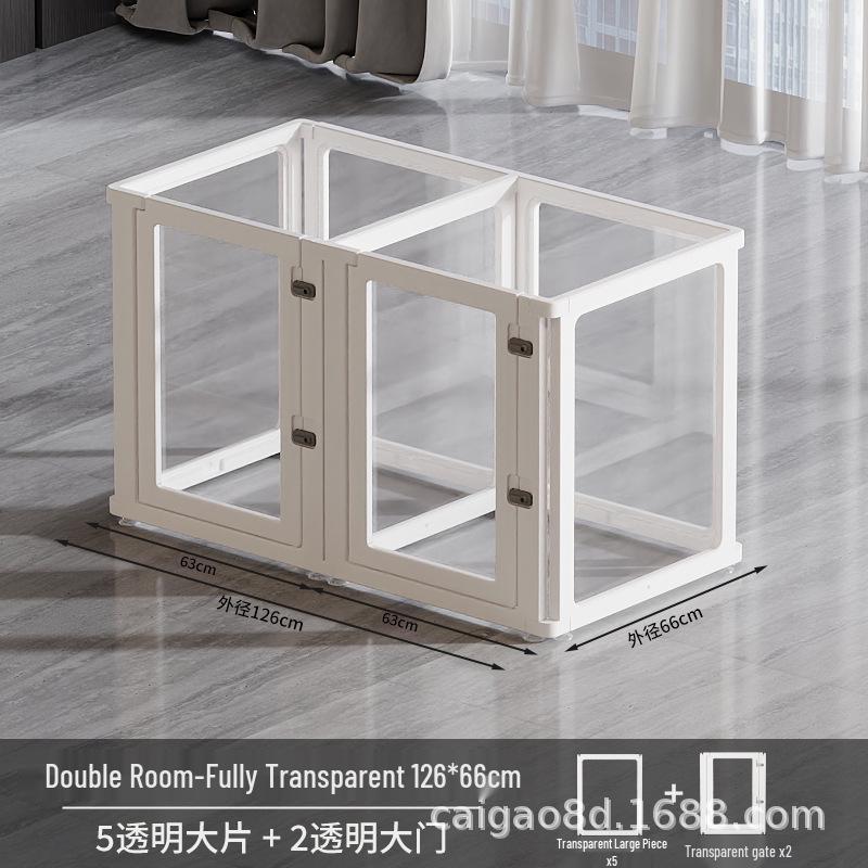 Transparent Acrylic Tall Pet Barrier for Indoor Use - Suitable for Dogs Like Teddy, Bichon, Corgi