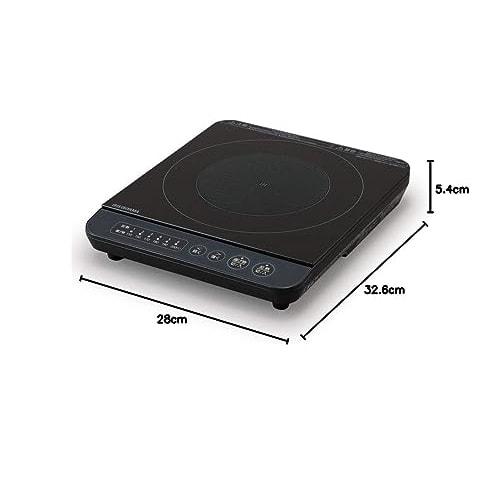 Iris Ohyama IH Stove 1400W Black IHK-TK52-B