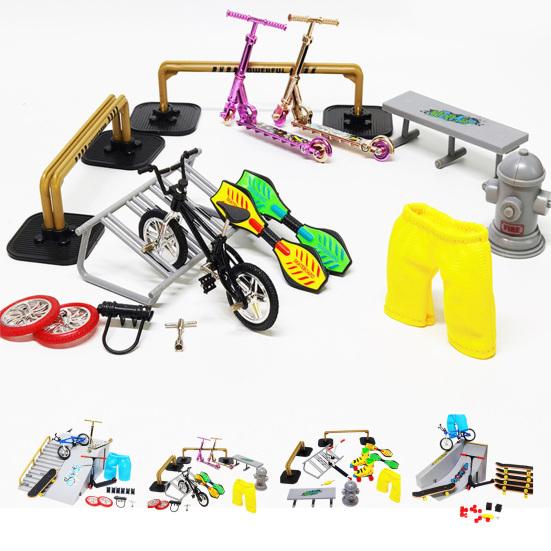 

1 комплект, удобные для переноски, тонкая текстура, функциональные, не выцветающие, крошечные штаны для скутера, наборы для скейтбордов