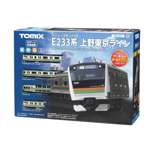 TOMIX N Gauge Basic Set SD E233 3000 Series Ueno-Tokyo Line 90187 Model Train Beginner Set