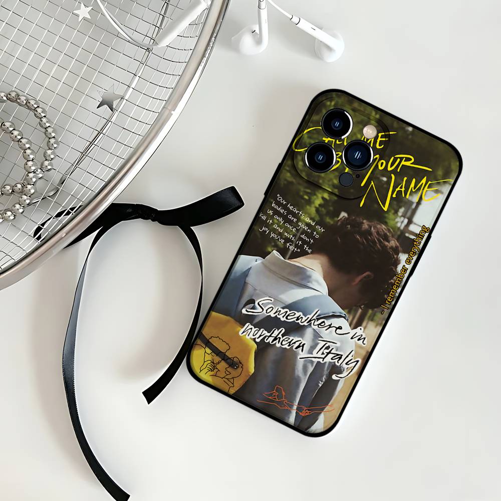 C-Call Me By Your Names Phone Case Black That Fits For IPhone 17,16,15,11,13,14 Pro Max,Plus,X,Xr,Xs Max,13Mini