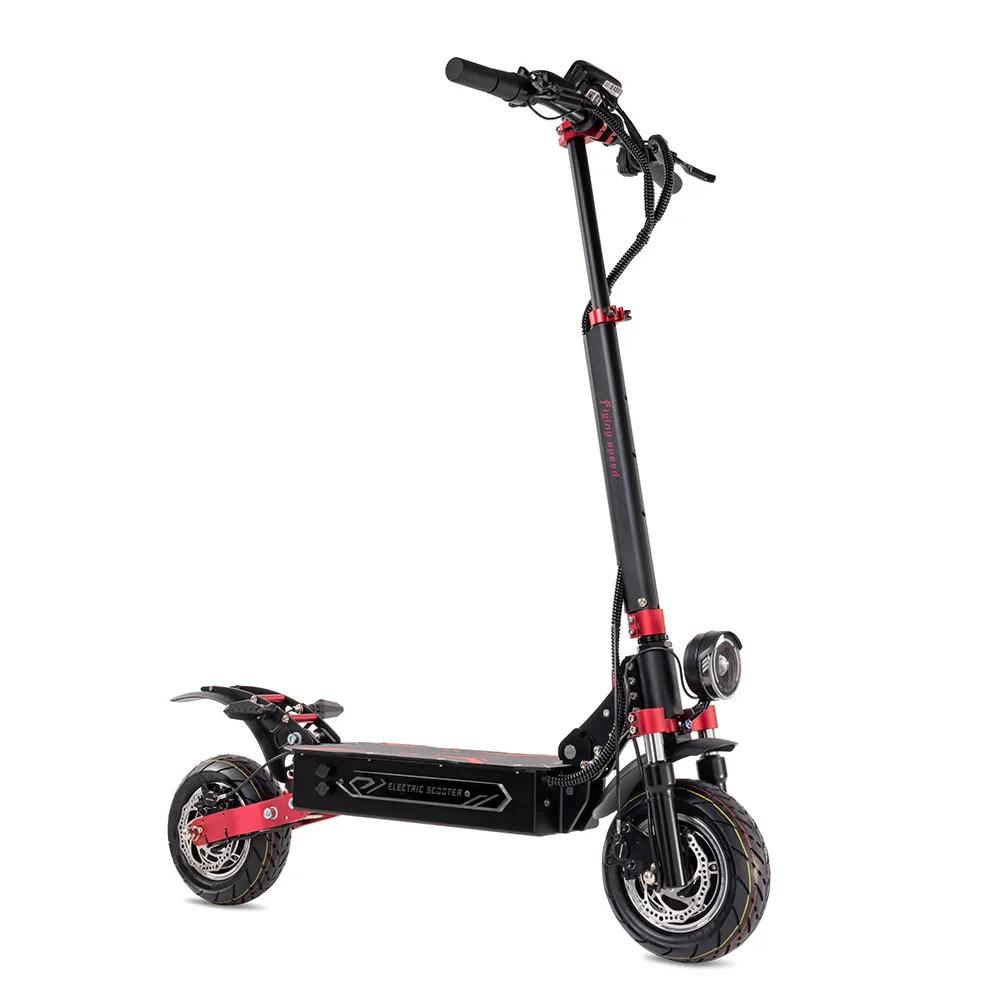 BOYUEDA Q7Pro Max Monopattino Elettrico 2*1600W Motore Doppio Batteria 52V28A Monopattino Elettrico Off-road per Adulti 10 Pollici per Pendolarismo Cittadino EScooter