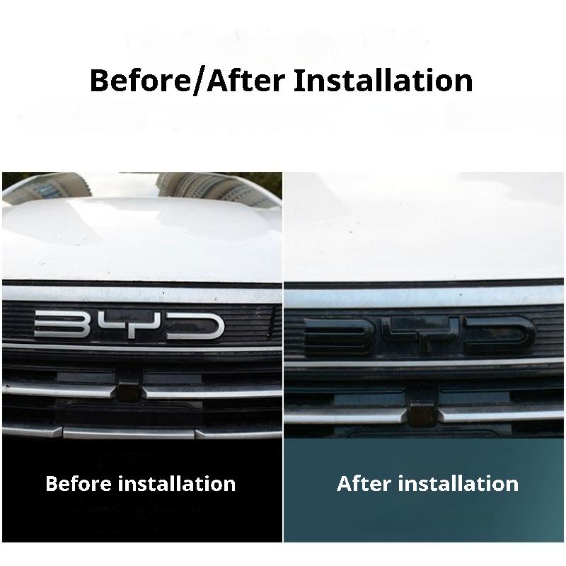 For BYD King Seal 5 DM-i Car Front Rear Badge Sticker Cover Tail Emblem Decal Exterior Modification Accessories