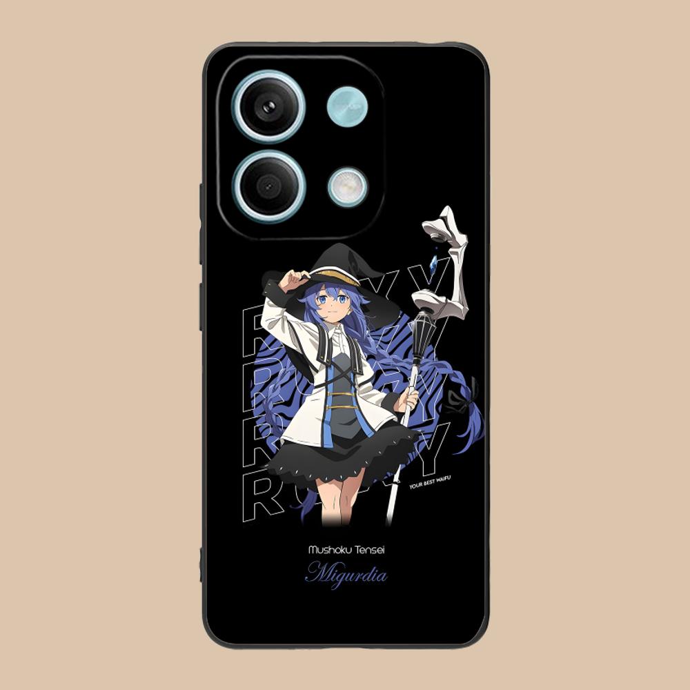 Mushoku Tensei Roxy Mobile Phone Case for POCO F7 F6 F5 F4 F3 F2 Pro GT C75 C71 C65 C61 C40 Pro Ultra Colorful Printing Cover
