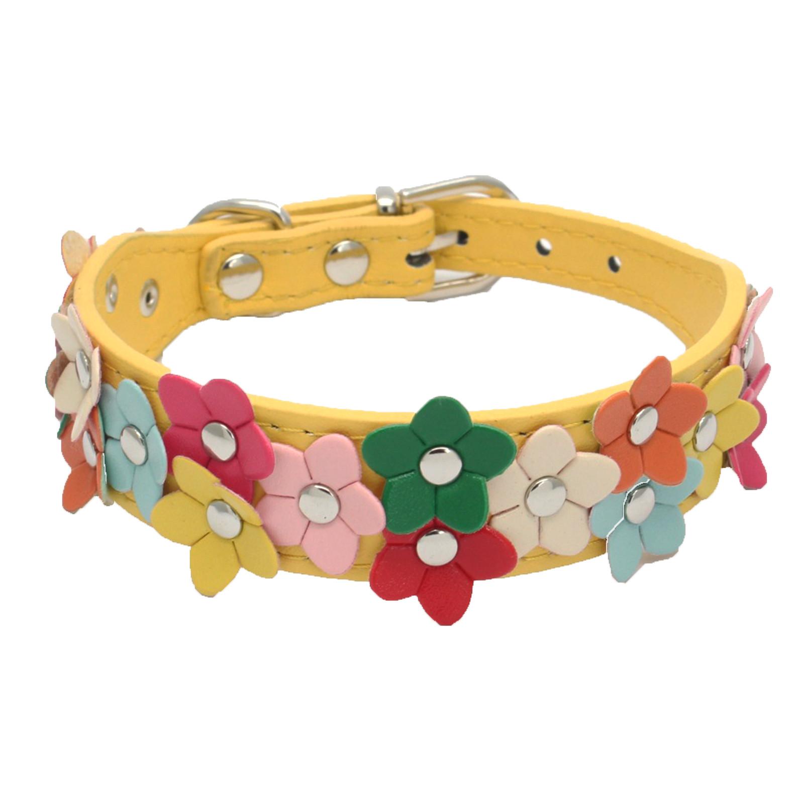 

Pet Collar Dog Collar Crystal Studded Pet Collar For Small Medium Dog XS жёлтый