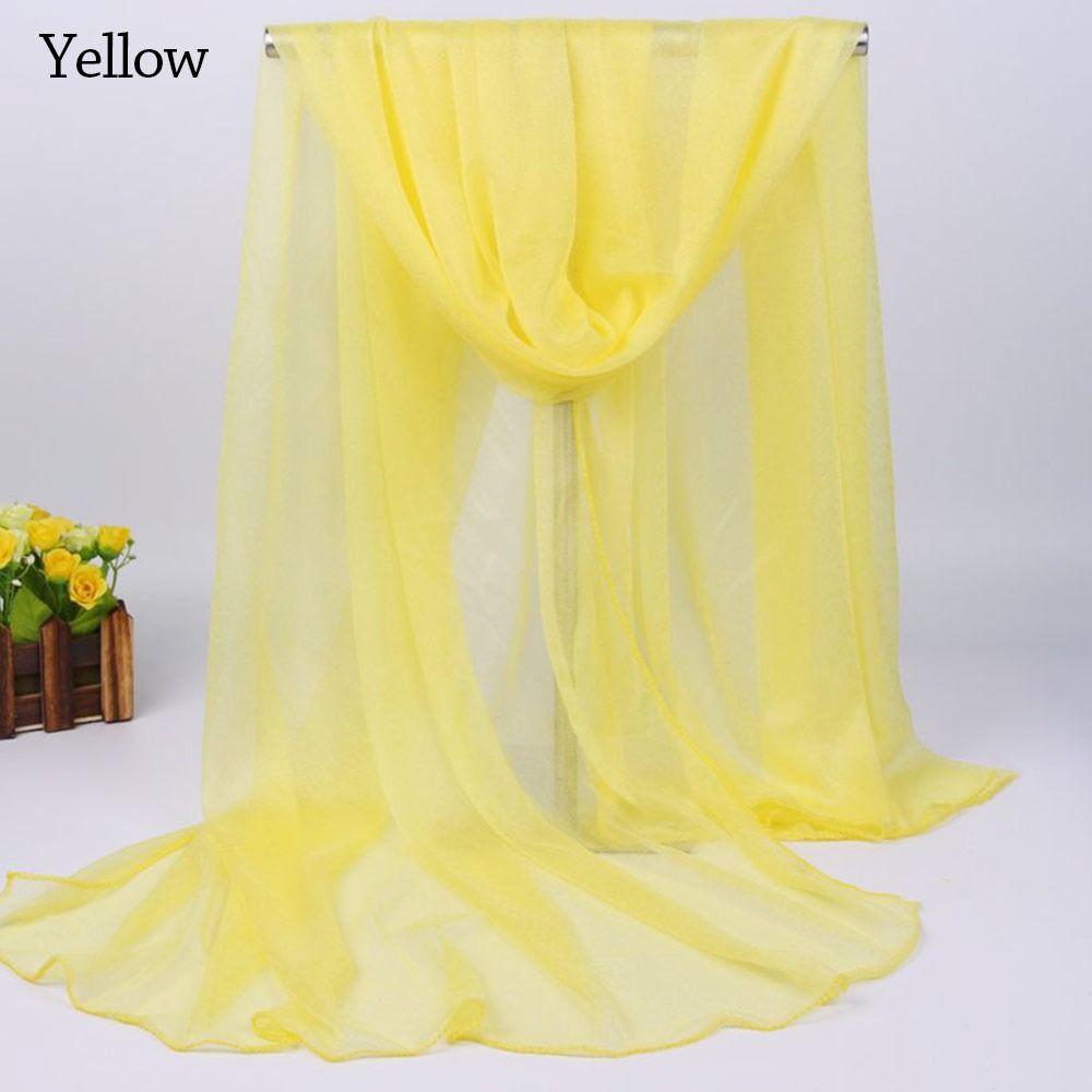 Breathable Shawls Soft Pashmina Summer Silk Scarf for Women