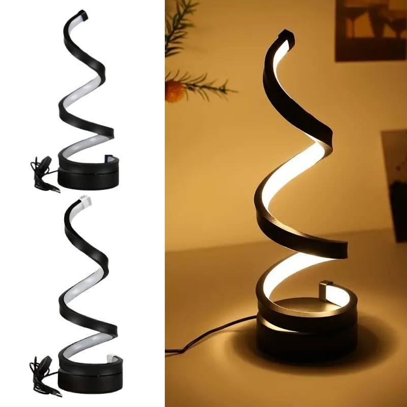 Lamp Spiral Desk Adjustable Led Lights Decoration Metal Reading Tools Light