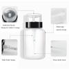 Manicure  Liquid 200mL Nail Polish Remover Pump Dispenser Container Clean Acetone  Empty Bottle