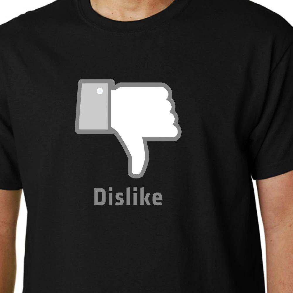 Dislike Social Media Like Thumb Handle Funny Humor Phrase T-Shirt- S