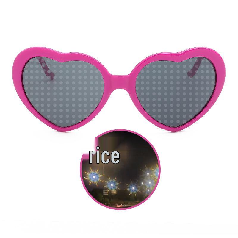 Romantic Heart-Shaped UV Protection Sunglasses - Mood Changing, Date Essential