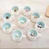 400ML Ceramic Mugs Creative Cute Cartoon Stereo Animal Milk Coffee Cups Couple Cups of Household Drinking Water Supplies