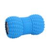 Vibrating Massage Ball Peanut Shaped Speaker 2 In 1 with 4 Massaging Modes Yoga Roller Ball for Muscle Recovery Blue