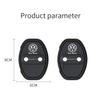 T244pcs Silicone Car Door Lock Cover For Volkswagen VW Scirocco Beetle CC Touareg Golf R Touran Polo T-ROC GTD Interior Accessorie
