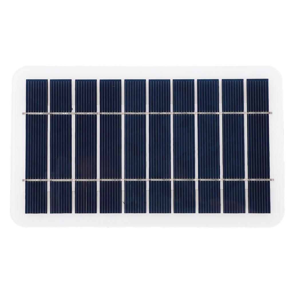 2W 5V Kleines Solarmodul Monokristallin DC5521 Ausgang Wasserdicht Staubdicht Tragbar Mini Solar