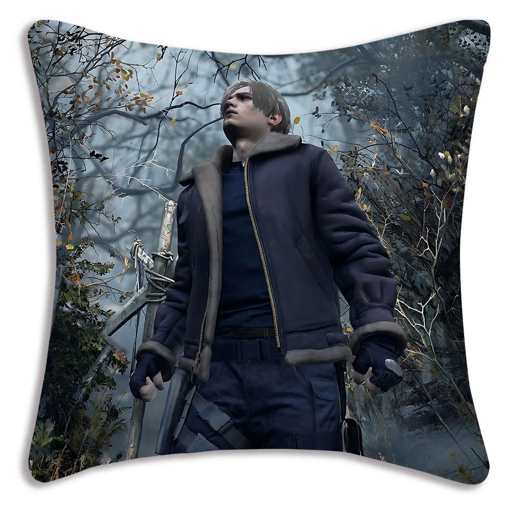 Movie ResidentS Evil Umbrellas Pillow Covers Cartoon Sofa Decorative Home Double-sided Printing Short Plush Cute Cushion Cover