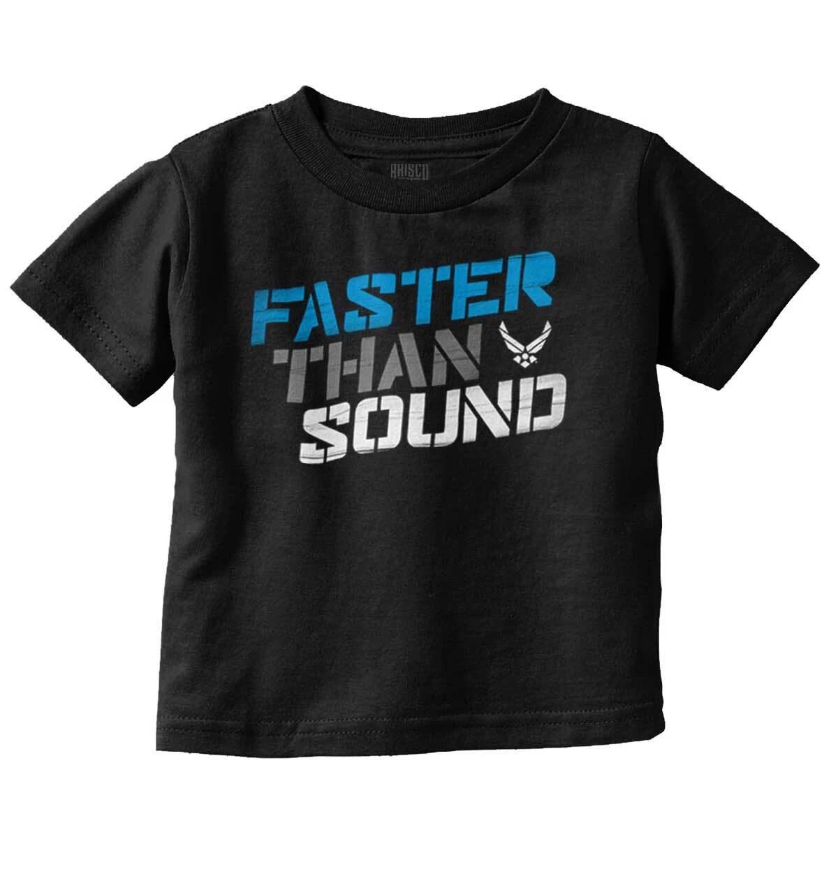 United States Air Force Faster Than Sound Toddler Boy Girl Youth T Shirt Tee XS