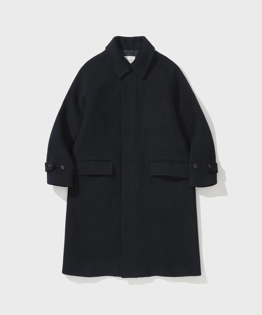 Shirter Fine Master Balmacaan Coat (Dark Navy)